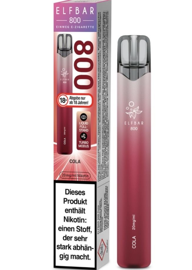 ELFBAR 800 Einweg E-Zigarette – Cola | 20 mg