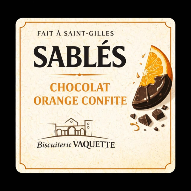 Sablé choco orange