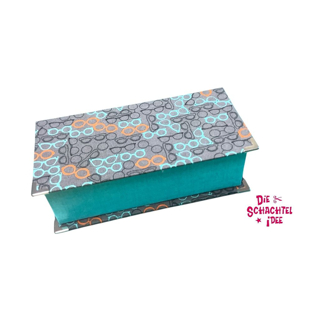 Brille „Orange-Türkis-Schwarz“