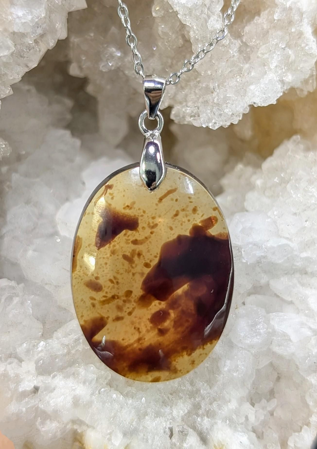 Pendentif Ambre d'Indonésie