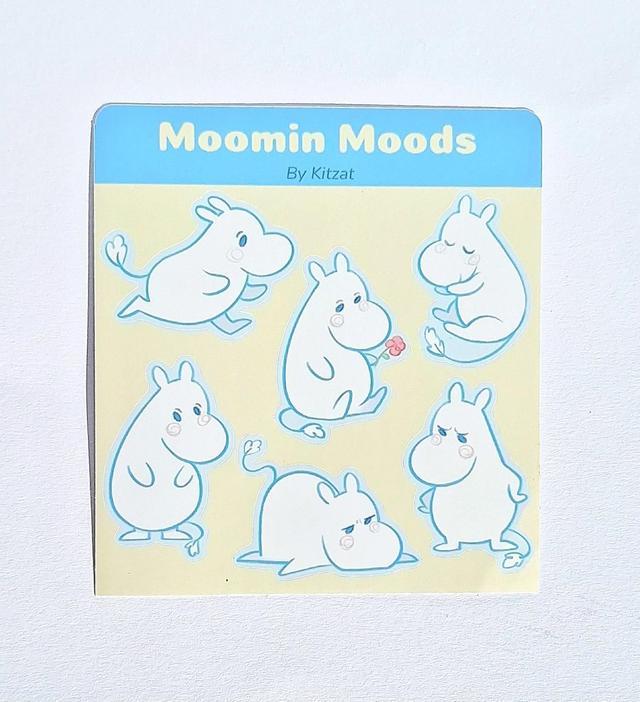 Mini Stickersheet: Moomin Moods