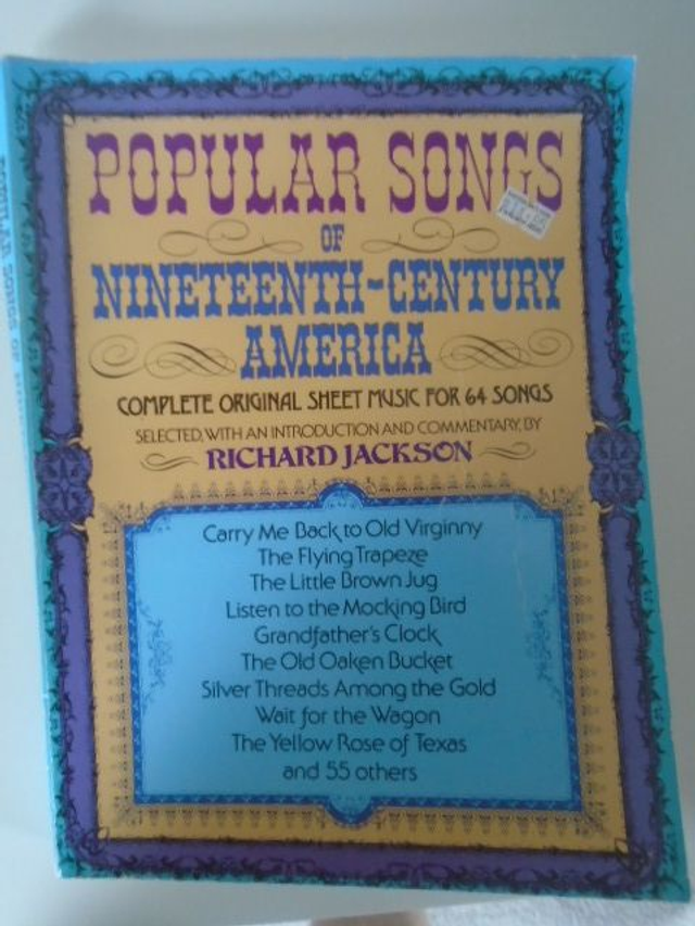 Popular Songs of Nineteenth Century America Paperback Sheet Music 