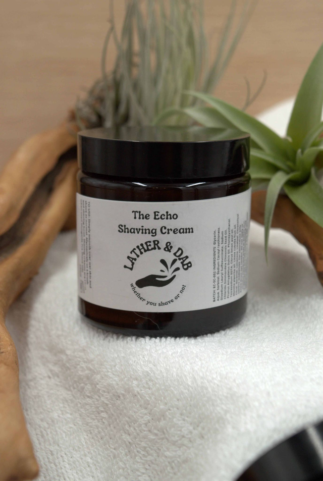Shave Cream: The Echo with Lemon, Peppermint, and May Chang Essential Oils
