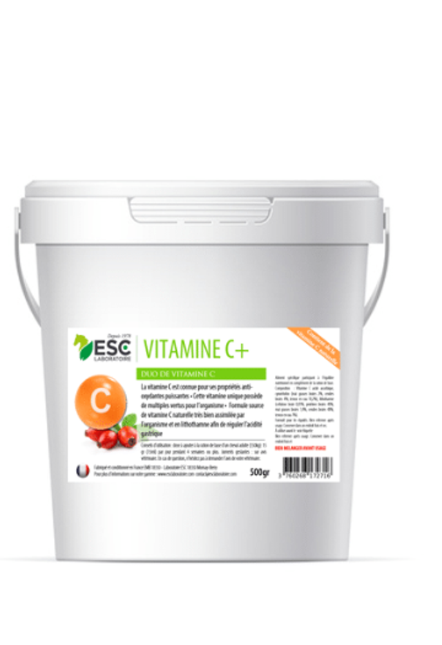VITAMINE C+ – Soutien de l’effort du cheval – Contient de la vitamine C naturelle