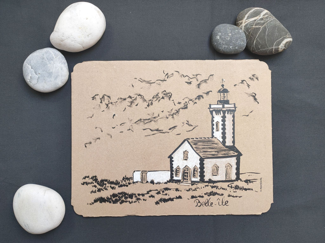 Le phare des Poulains à Belle-Île-en-Mer