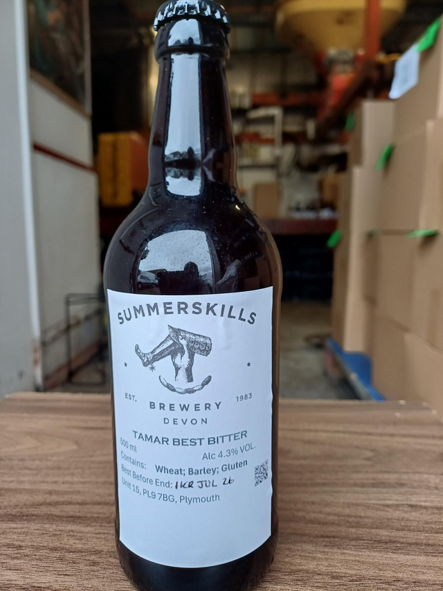 Tamar Bitter 4.3% ABV 500ml White Label