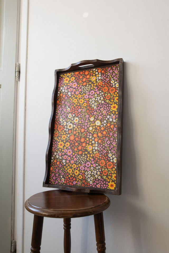 Honey Bloom 🌼 Plateau en bois