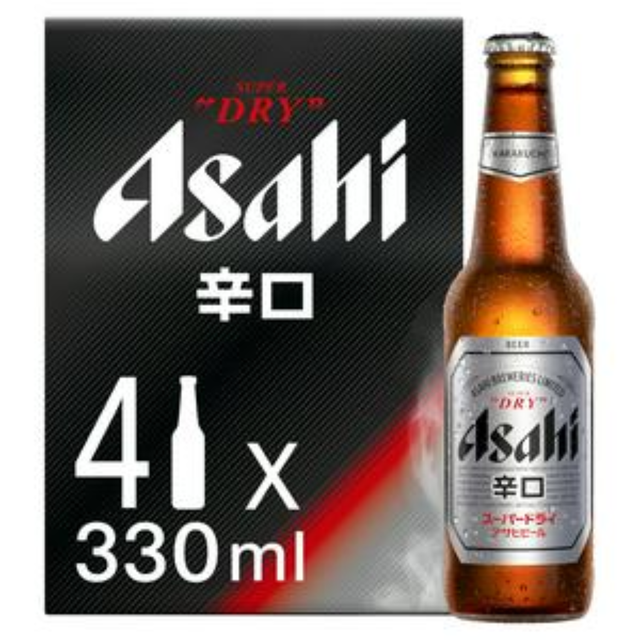Asahi -  Japanese  Dry Beer 4x330ml