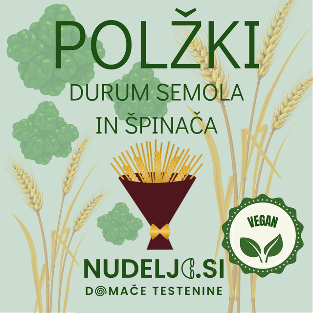 POLŽKI DURUM SEMOLA IN ŠPINAČA