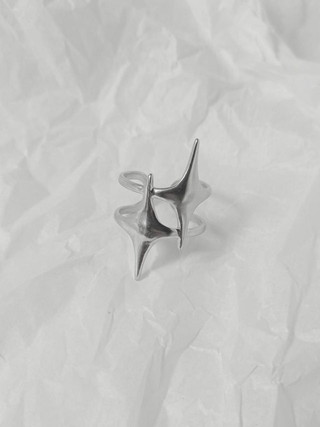 Anel stars em aço inoxidável