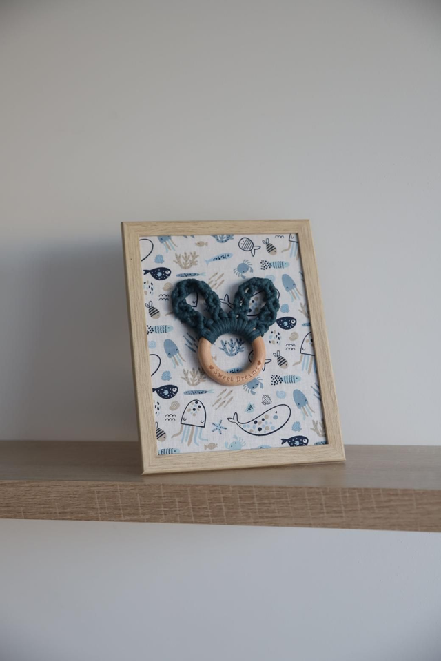 LOUNA ~ Cadre photo bleu marin