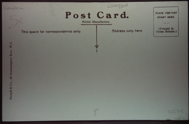 Bedford Place, London Vintage Postcard by Parnell & Co - Our Ref A199