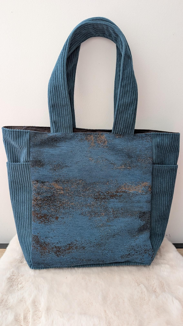 Sac cabas &quot;brume d&#039;océan&quot;