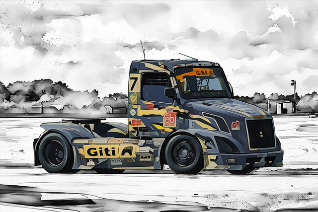 C25130912 Stuart Oliver #7 British Truck Racing BTRC