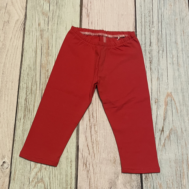 Capri-Leggins, Größe 110, rot 