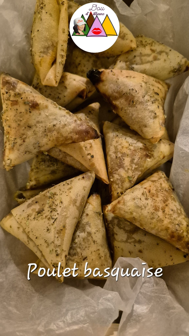 Samoussa poulet basquaise x5