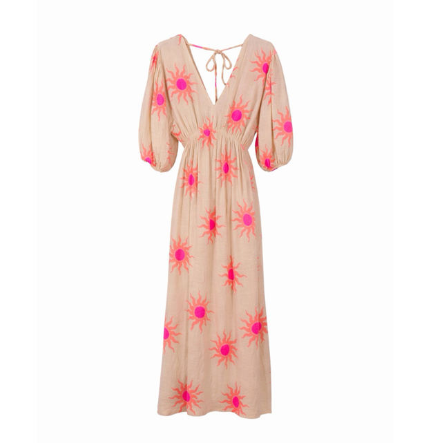 Zomerjurk sunshine beige - one size -