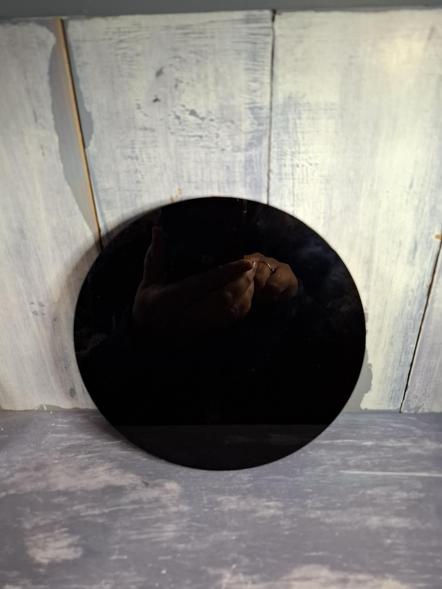 Black Obsidian Scrying Mirror 