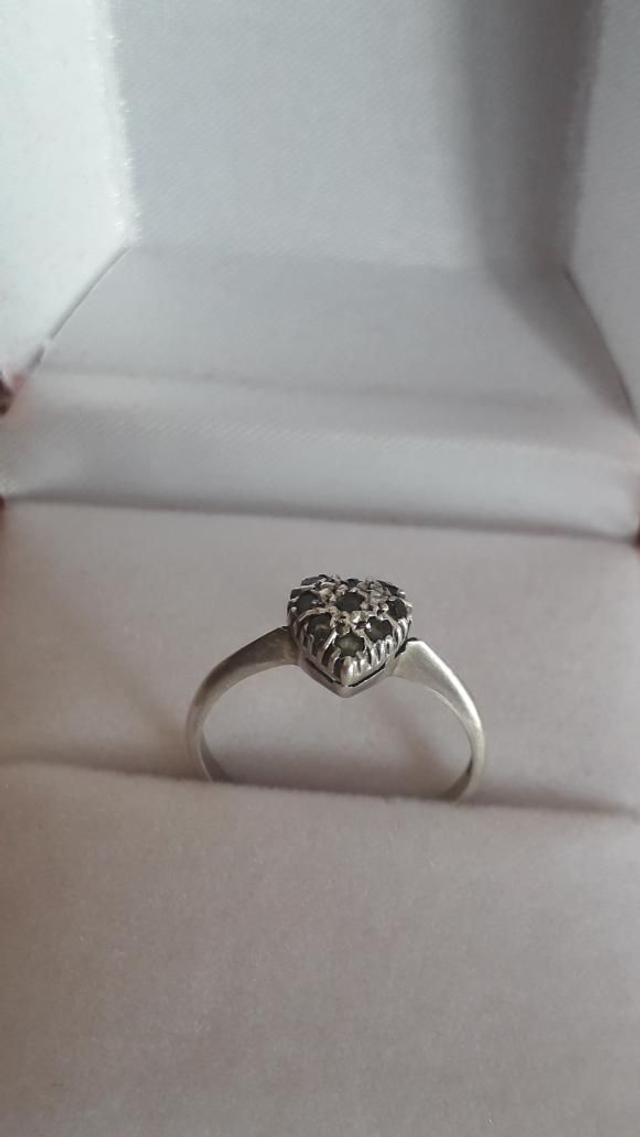 Bague émeraude, argent 925