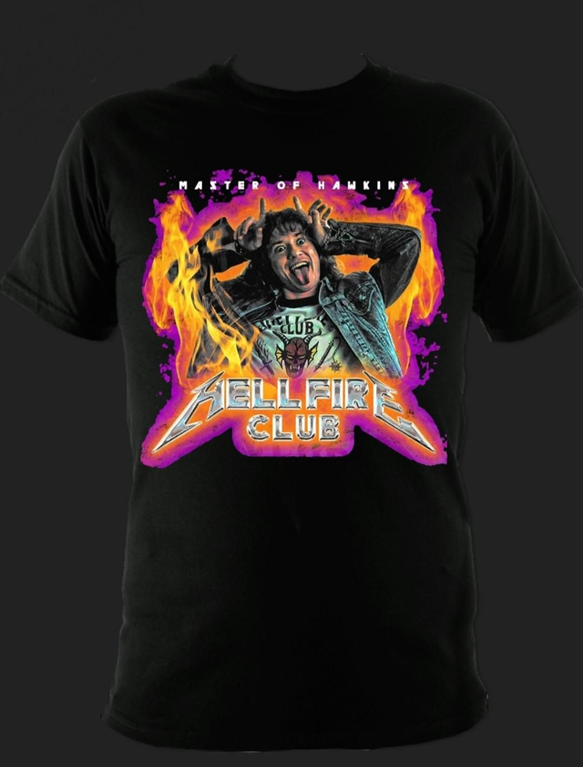 Stranger Things Eddie Munson Hellfire T-shirt