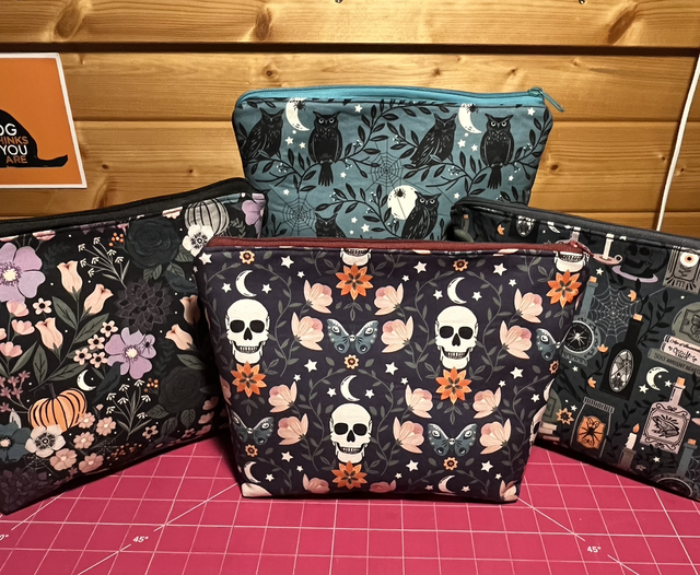 Spellbound fabric pouch