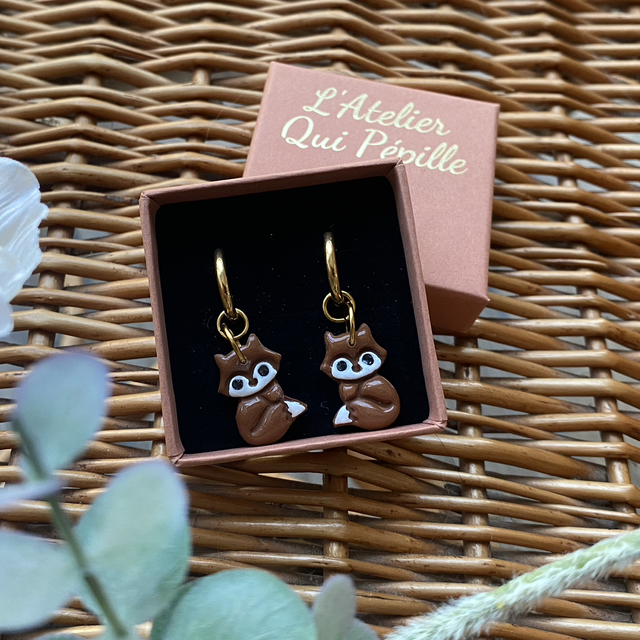 Renardeaux Marron foncé 