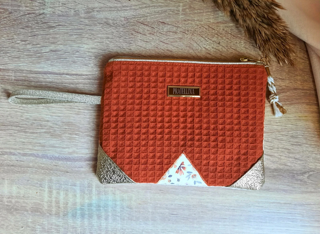 Petite pochette Brique 