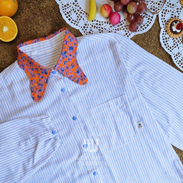 Chemise upcyclée Léonie – Taille XL