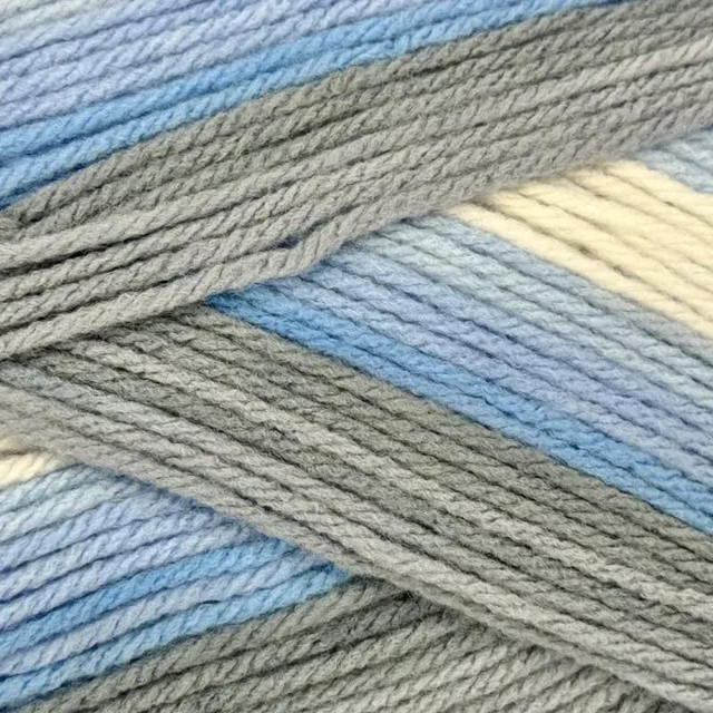 Woolcraft Baby Cakes Blanket in a Ball Aran 300g - 12 Blue Moon