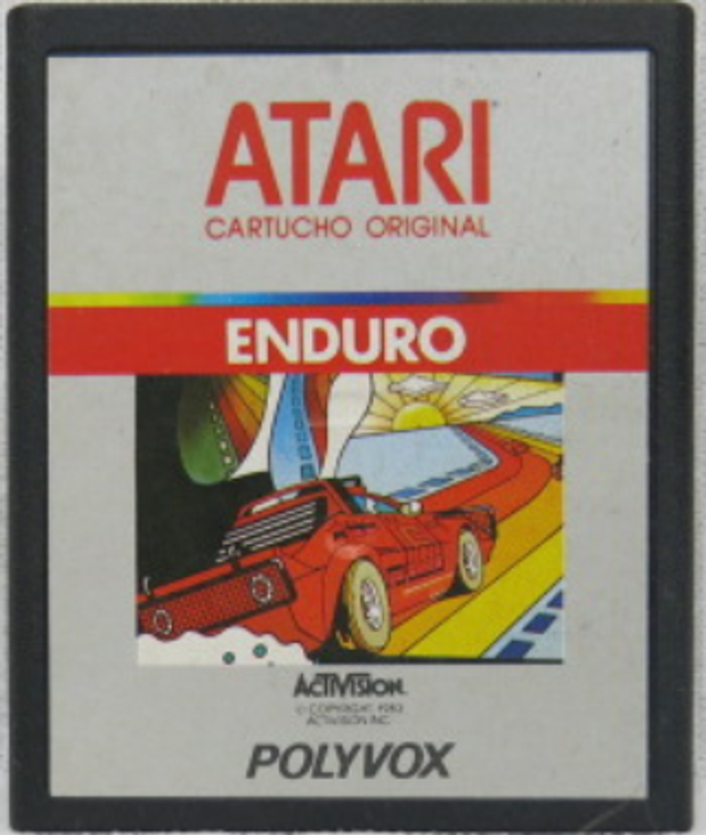 Enduro polyvox Atari 2600 cartridge