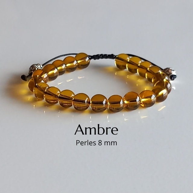 Bracelet ajustable en Ambre