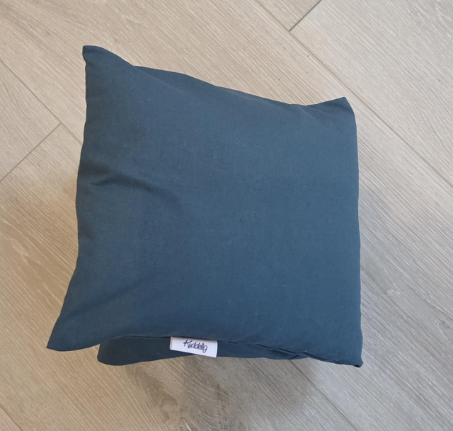 Wohlfühlkissen "klein" 25x50cm " petrolgrün"