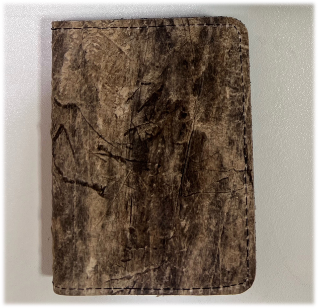 Kartenetui mit Wels-Leder