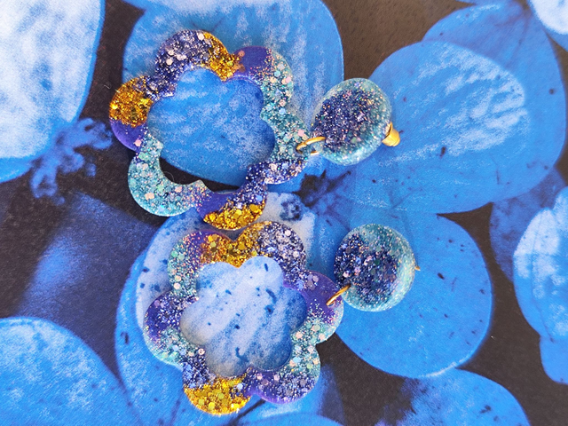 Boucles d&#039;oreilles Fleurs XL Bloom Boom