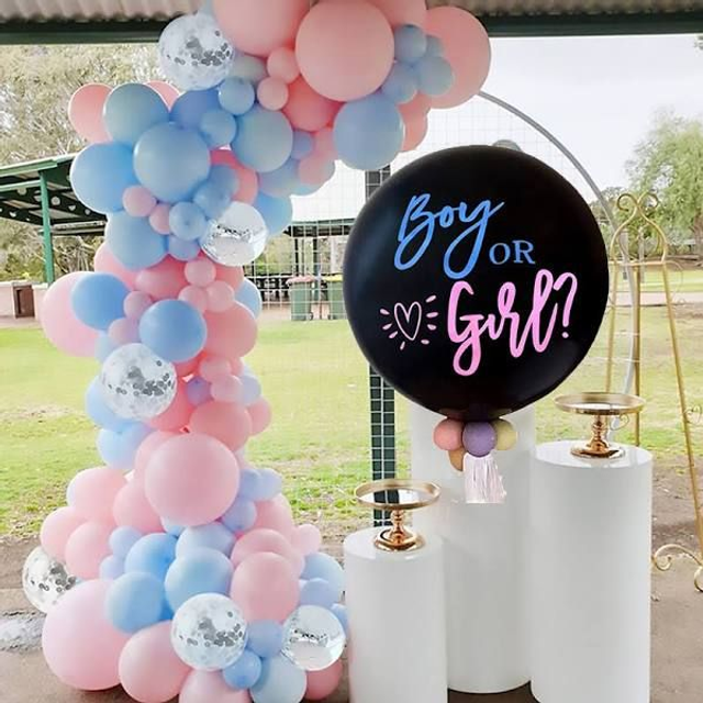 Gender Reveal Balloon Display