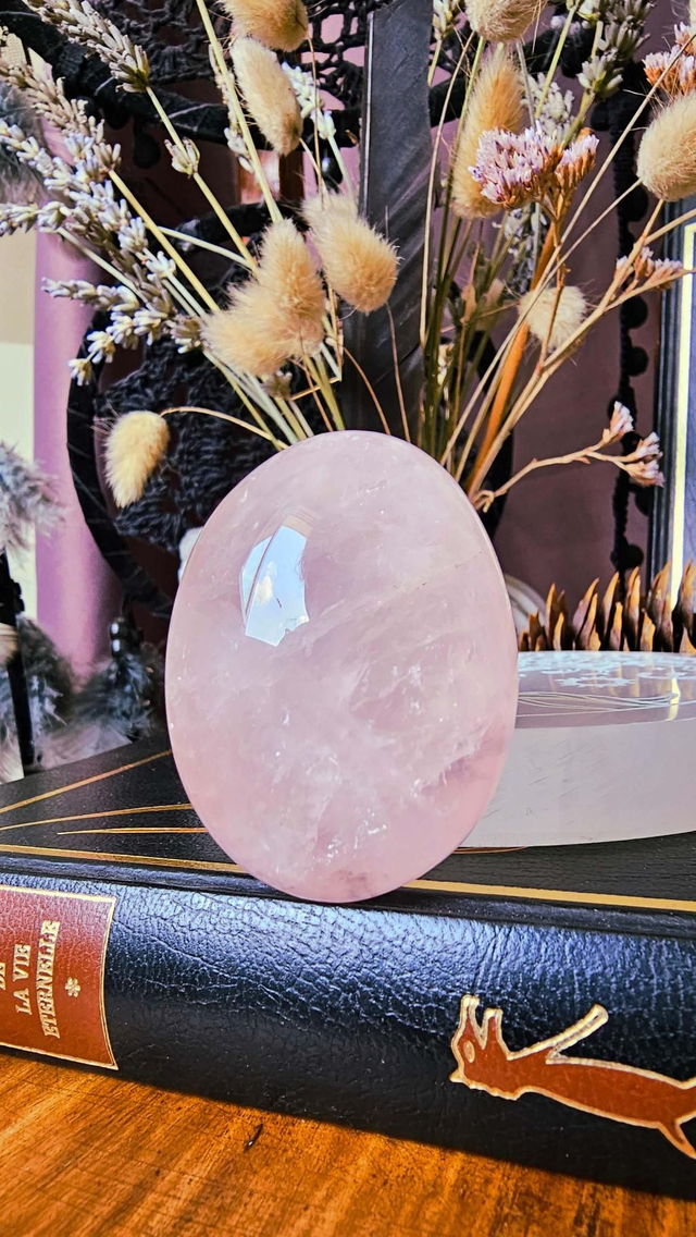 Galet quartz rose