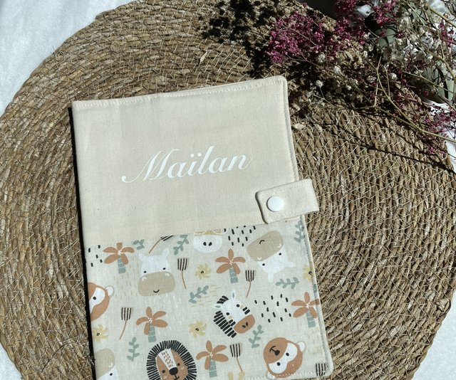 Protège carnet de santé personnalisé 