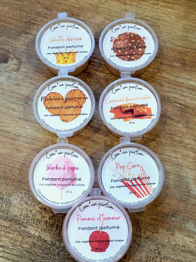 Coffret gourmand de 7 fondants parfumés