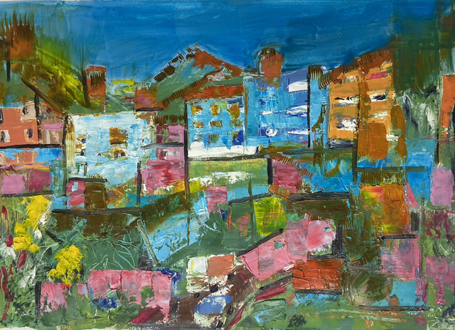 ART OIL ON PAPER - CARRERA