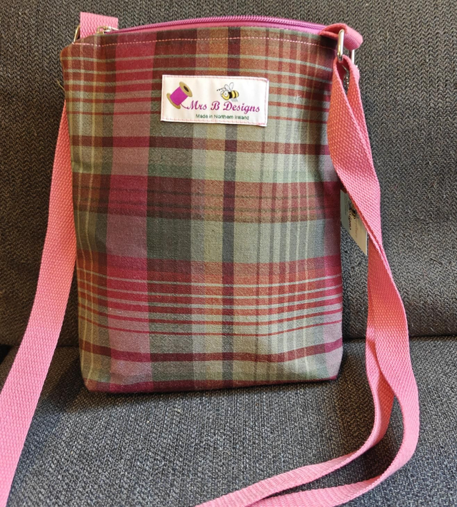 Lochcarron tartan cross body bag