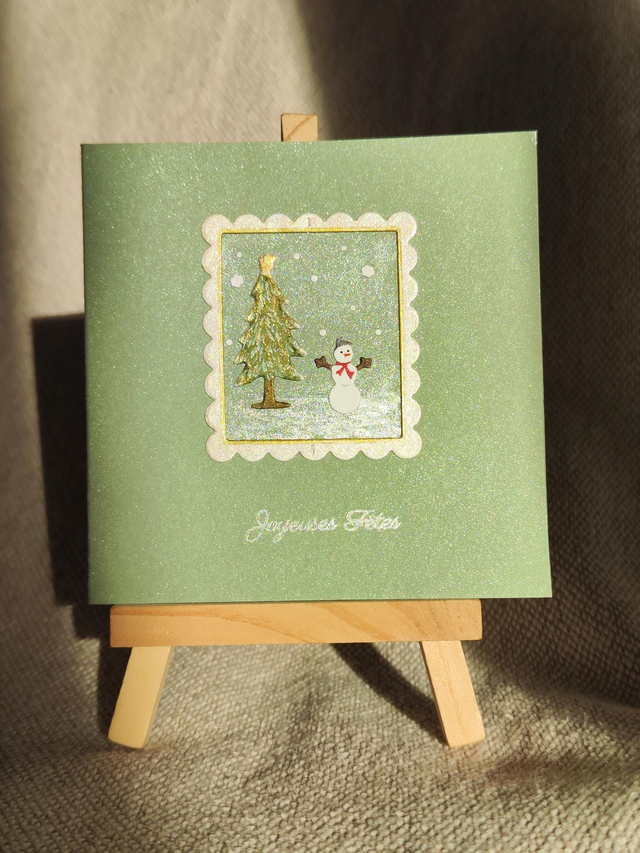 Carte  "Joyeuses fêtes"