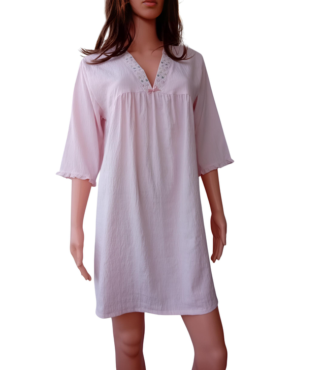  Chemise de nuit courte Coton douceur confort