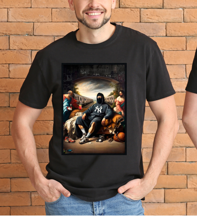 Jesus, I’m just chilling DTF printed T-shirt