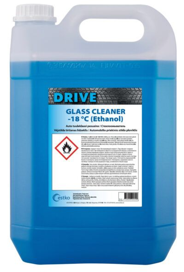Drive Glass Cleaner -18°C etanooliga Klaasipesuvedelik etanooliga 5L