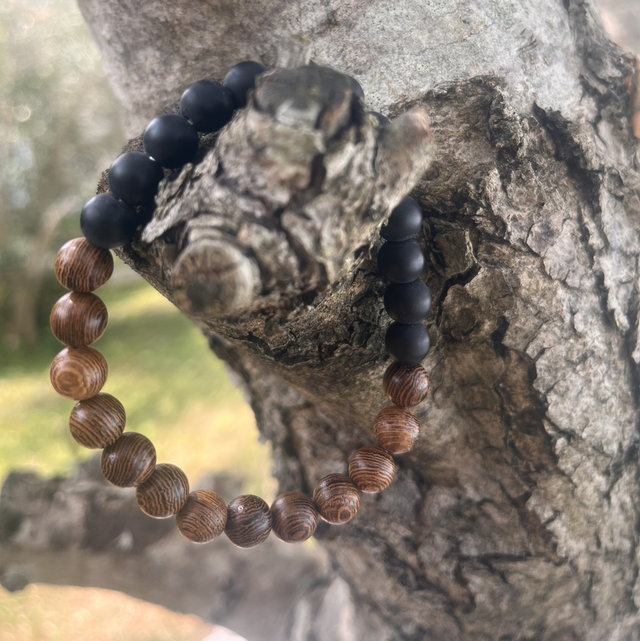 Bracelets ébène et bois 
