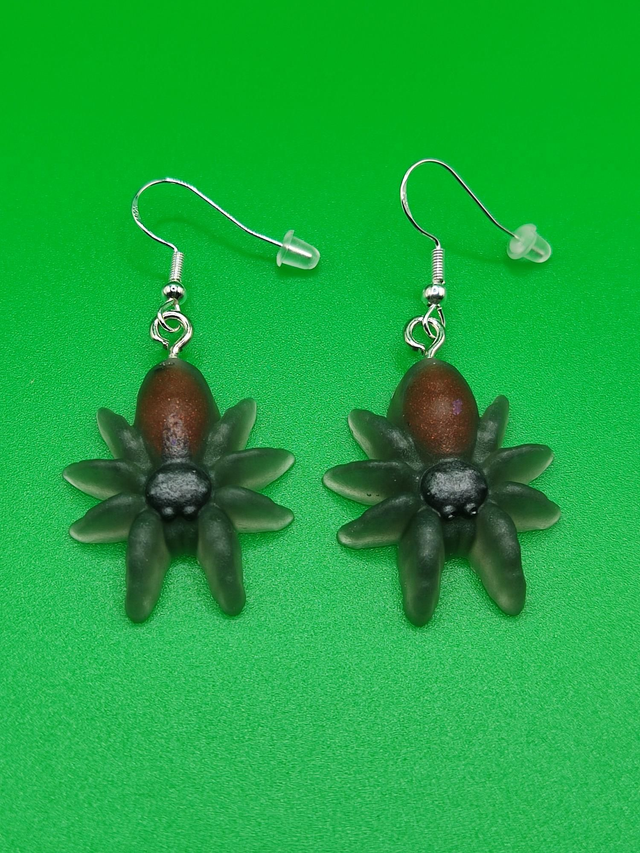 Black Widow Spider Handmade Resin