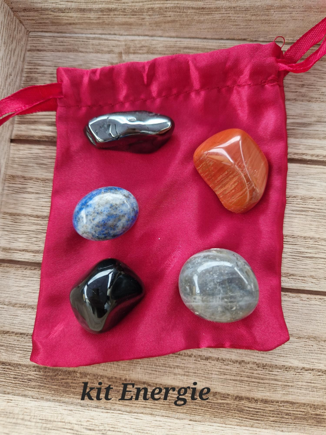 Kit 5 pierres Énergie 