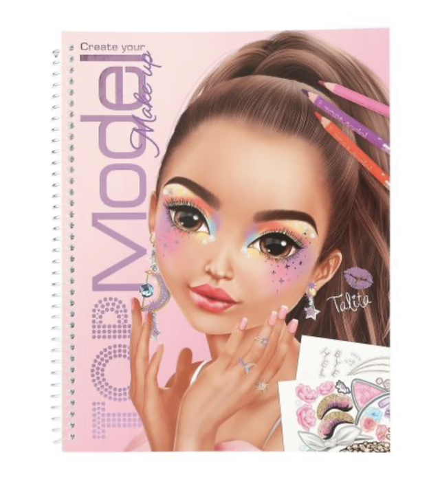 TOPModel Album à colorier Make-up