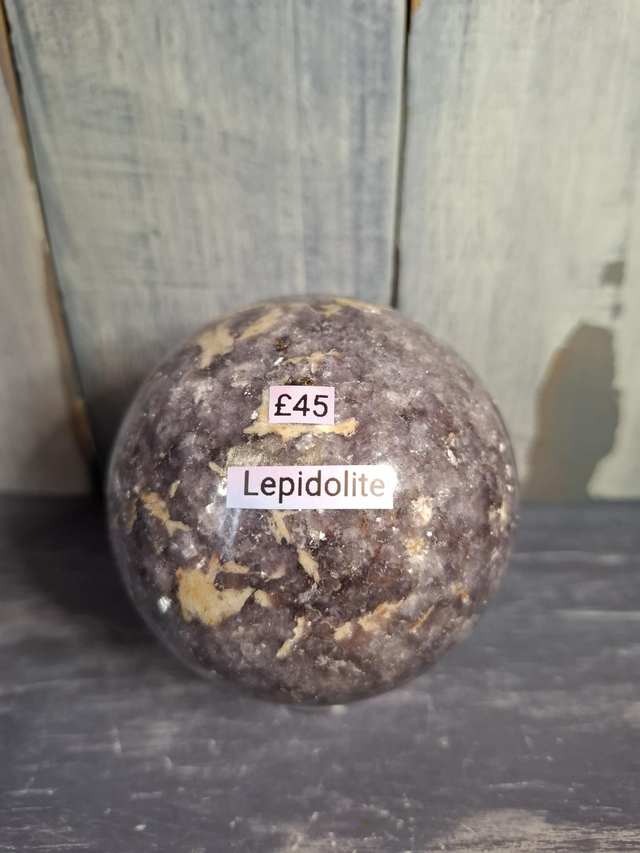 Lepidolite Sphere 