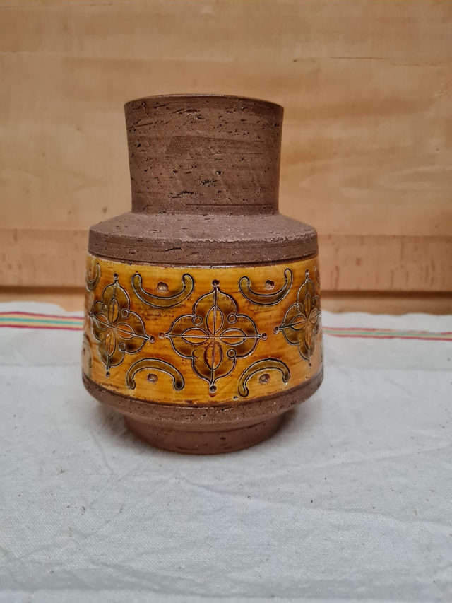 Vase vintage de style Bitossi  (H 18cm)